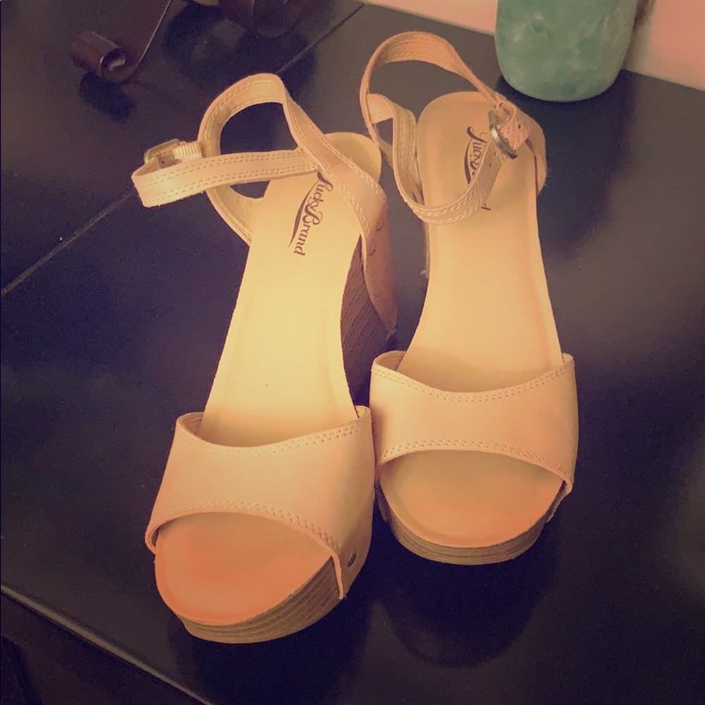 Lucky brand 4 wedge heels